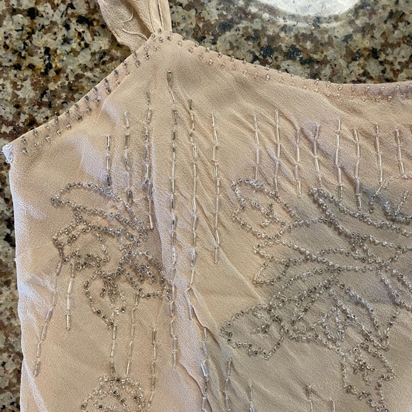 Express Silk Beaded Top - Picture 9 of 10